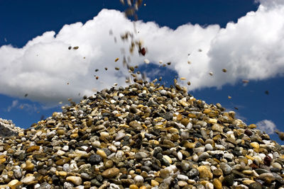 Gravel extraction in botovo, croatia