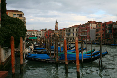 Boats in canal