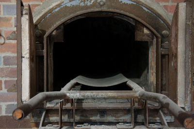 Interior of old abandoned building