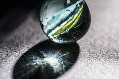 Close-up of ball on table