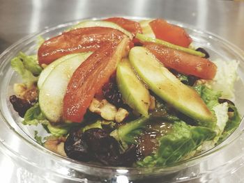 Close-up of fruit salad