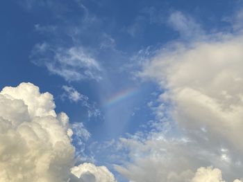 Low angle view of clouds in sky