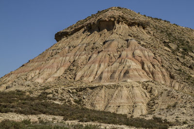 Low angle view of a mountain