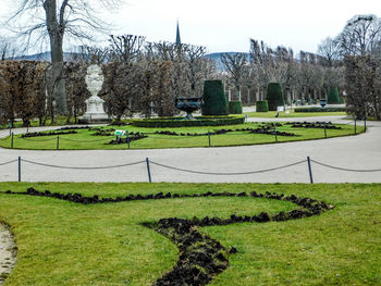 Park against sky