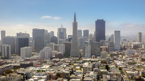 Cityscape against sky