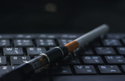 Close-up of computer keyboard