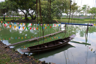 Scenic view of lake