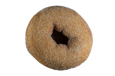 Close-up of cupcake against white background