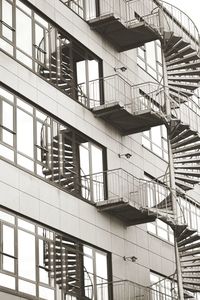 Low angle view of modern building