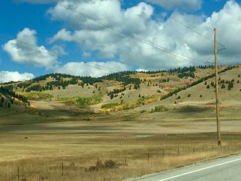 Scenic view of landscape against sky