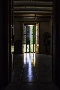 Corridor of building