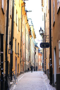 Street amidst buildings in city