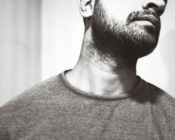 Close-up portrait of young man