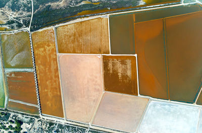 Full frame shot of metallic structure