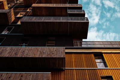 Low angle view of building against sky