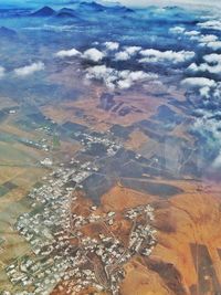 Aerial view of landscape