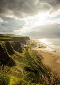 Scenic view of landscape against sky