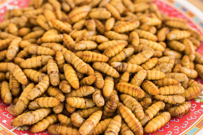 Close-up of potatoes in market