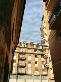 Low angle view of building against sky