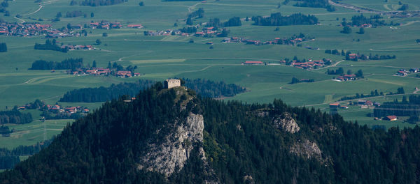 Panoramic view of agricultural field