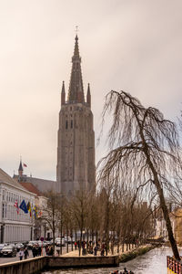 Buildings in city against sky