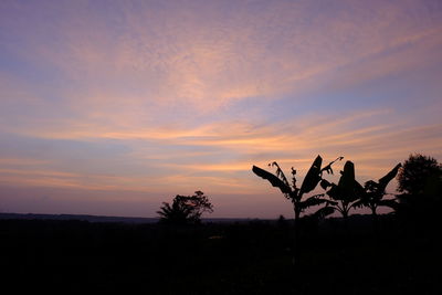 Scenic view of sea against sky at sunset