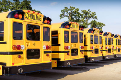 Stop sigh on school bus