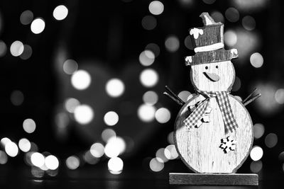 Close-up of christmas decoration