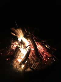Bonfire at night