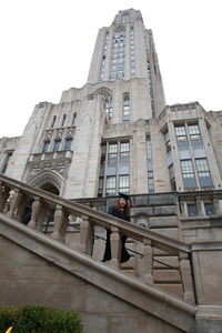 Low angle view of historical building against sky