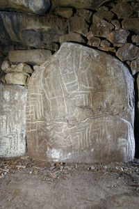 Close-up of stone wall