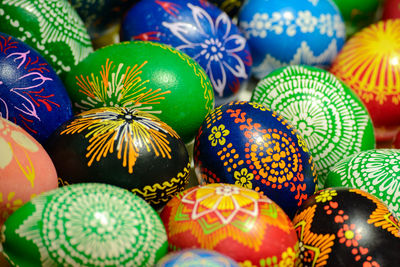 Full frame shot of christmas decorations