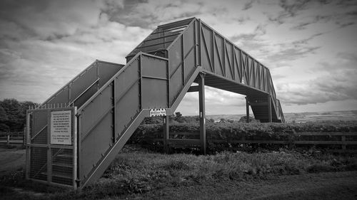 Abandoned built structure against sky