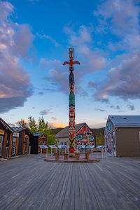 Traditional building against sky