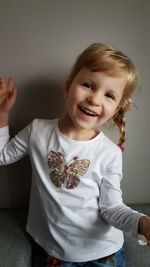 Portrait of smiling boy