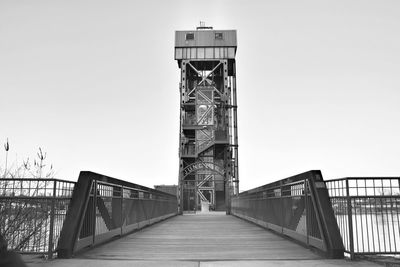 Built structure against clear sky