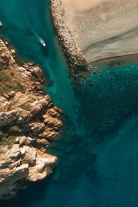 Directly above shot of beach