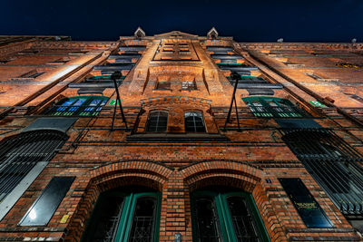 Low angle view of historical building against sky