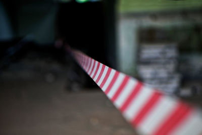 Close-up of flags against blurred background