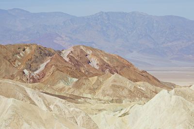 Desert landscape with mountains