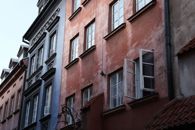Low angle view of residential building