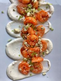 Directly above shot of salad in plate