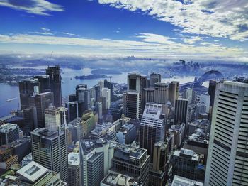 Aerial view of cityscape