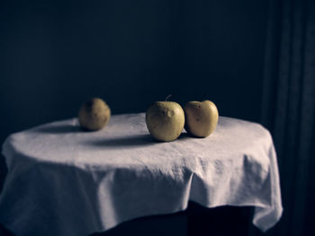 Close-up of bread on table