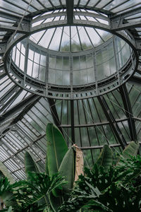 Low angle view of skylight