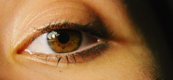 Close-up portrait of human eye