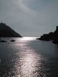 Scenic view of sea and sky