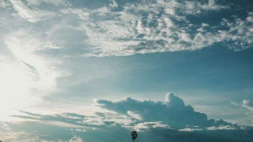 Low angle view of cloudscape