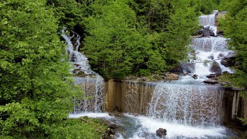 Waterfall in a forest