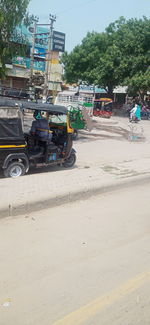 View of street in city